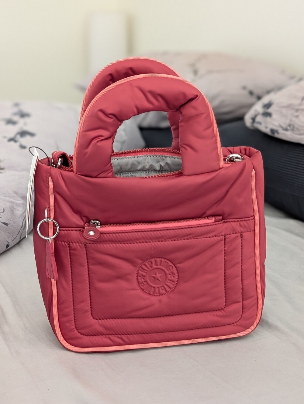 NWT - Kippling puffer bag cross body